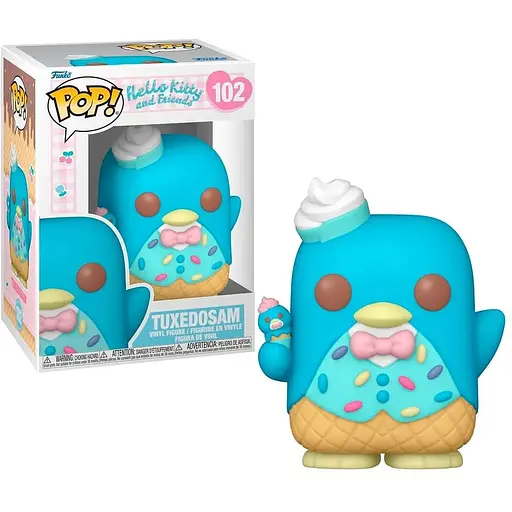 Коллекционная  фигурка   Funko Pop Хэллоу Китти Hello Kitty Таксидо Сэм Tuxedosam 10см FP HK T 102 - фото 1