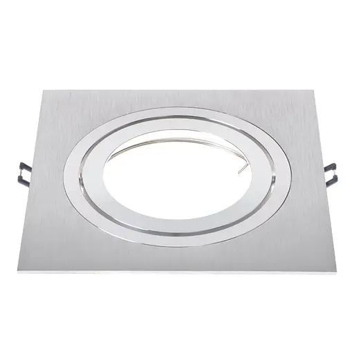 Светильник врезной поворотный Brille HDL-DT 104/1 Aluminium G53 162353