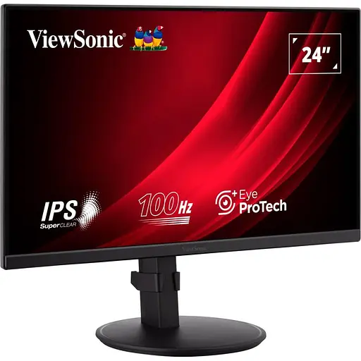 Монитор 23.8" ViewSonic VA2408-HDJ FHD IPS 100Hz (VA2408-HDJ) - фото 2