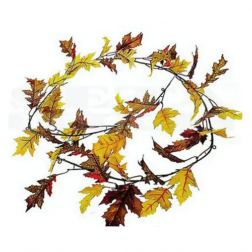 Гирлянда из осенних листьев - фото 1