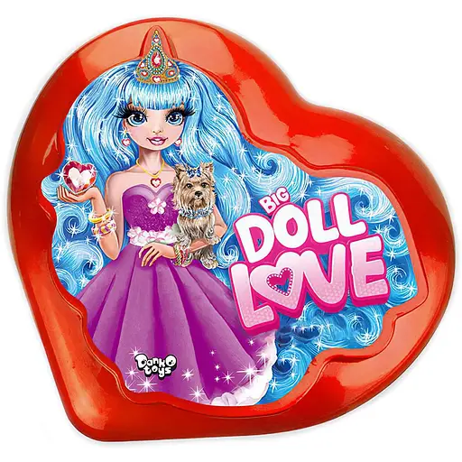 Набор креативного творчества Danko Toys Big Doll Love BDL-01-01 Красный - фото 1