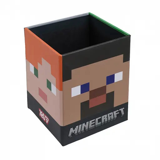 Стакан для письменных принадлежностей Yes Minecraft картон (708620) - фото 2