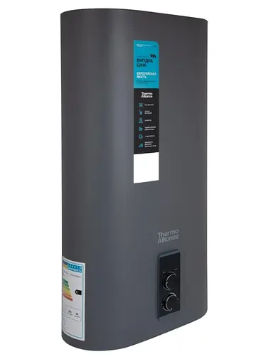 Водонагреватель электрический Thermo Alliance, 2 кВт, сухой ТЭН, 50 л плоский, вертикальный, прямоугольный, серый (DT50V20GPDD2G) - фото 2