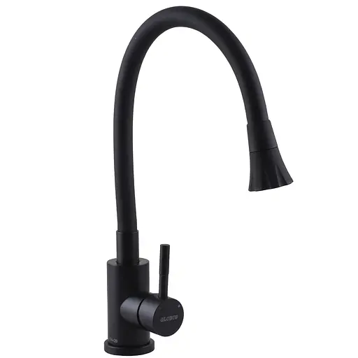 Змішувач для кухні Globus Lux Alpen SBT1-203SA-BB-B01 Чорний матовий - фото 3