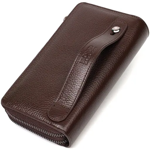 Шкіряна чоловіча сумка Bond 19,5х10х4 см sum0023562 - фото 2