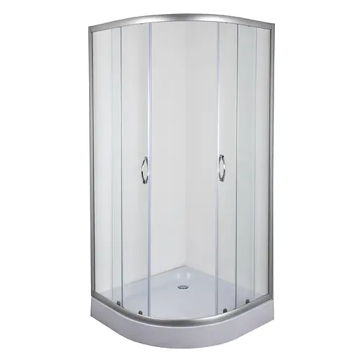 Душевая кабина Bravo Wisla 80T 000022471, прозрачный, матовый хром - фото 3