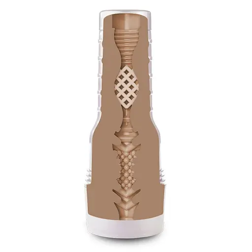 Мастурбатор Fleshlight Girls Autumn Falls - Cream, зі зліпком вагіни, дуже ніжний - фото 5