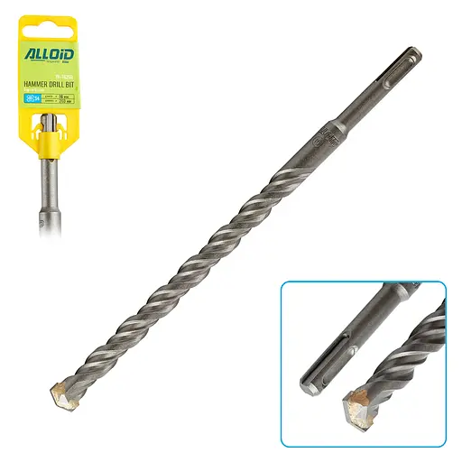 Бур по бетону Alloid Building Tools SDS-plus S4 16x260 мм (FH-16260) - фото 1