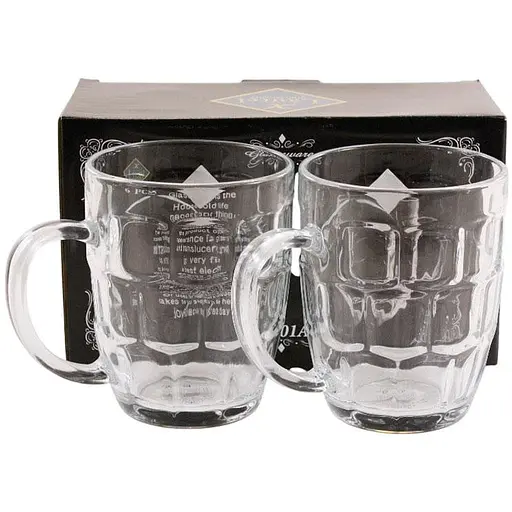 Набір кухлів для пива Ristal скляних 2 шт. (ZB01A)