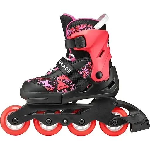 Ролики Rollerblade Microblade SL 36.5-40 Black/Pink (1012-86B0751540-ND02-36.5-40) - фото 2