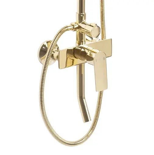 Душова система Rea Maximus gold з виливом REA-P2410, Золотий - фото 2