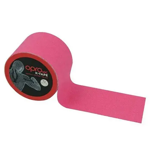 Кинезиологический тейп OPROtec Kinesiology Tape TEC57543 розовый 5 см x 5 м (TEC57543) - фото 1