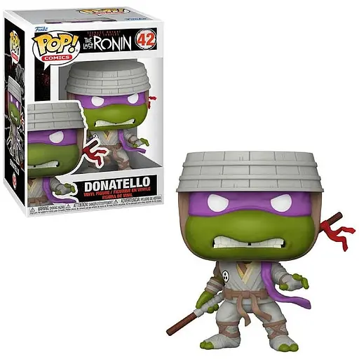 Коллекционная  фигурка   Funko Pop Черепашек-ниндзя Донателло TMNT Last Ronin Donatello 10 см  FP TMNT LRD 43 - фото 1