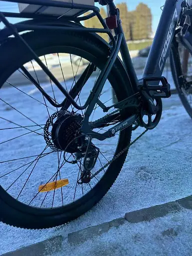Электровелосипед Crosser E-City PRO 26 (500W/ 48V/ 10.4Ah) Черный - фото 4
