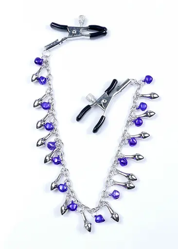 Затискачі для сосків Fetish B-Series Exclusive Nipple Clamps No.2 (сріблястий) - фото 6