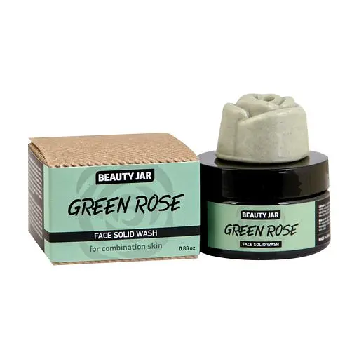 Тверде мило для обличчя Зелена Троянда Beauty Jar 25 г - фото 3