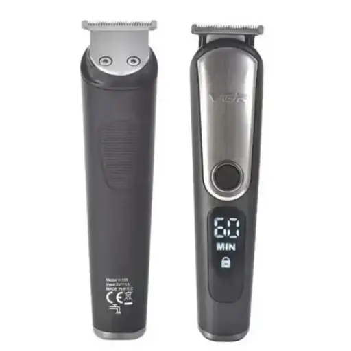 Машинка для стрижки волосся VGR V-105 тример для вусів та бороди з насадками 5 в 1 - фото 2