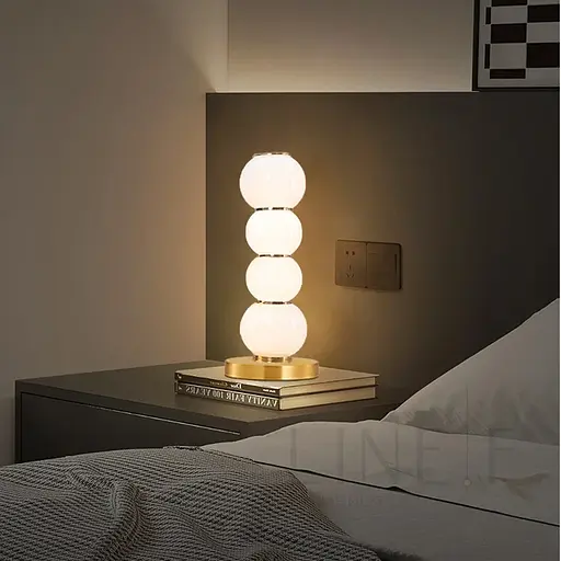 Настольная лампа с геометрическим корпусом 45х12 см | Арт. TSG014 | Line F - фото 1