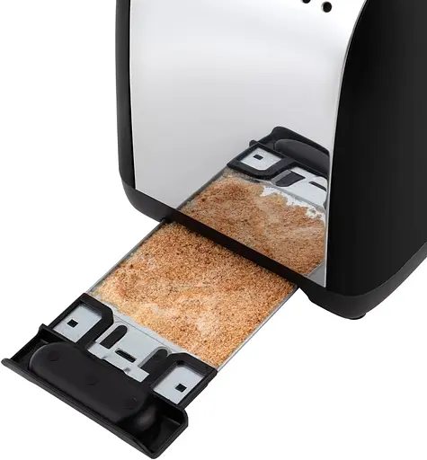 Тостер Russell Hobbs Colours Plus 1600 Вт нержав. подогрев разморозка черный - фото 7