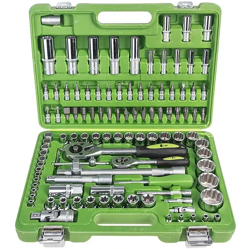 Универсальный набор инструментов Alloid 1/4, 1/2, 108 предметов (НГ-4108П-12) - фото 1