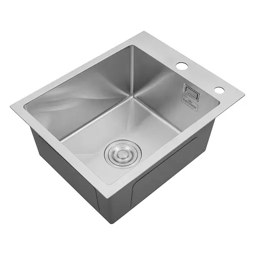 Кухонная мойка Kroner KRP Gebürstet - 4050HM (3,0/1,0 мм) (CV029164) - фото 3
