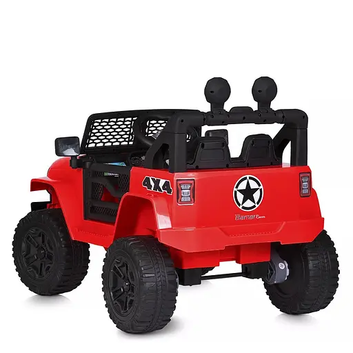 Электромобиль детский Bambi Джип M 5734EBLR-3 с пультом управления и светом Красный - фото 4
