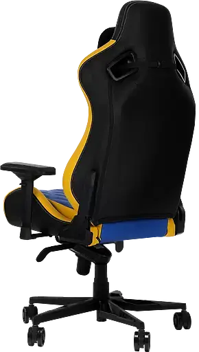 Геймерское кресло GT Racer синее с желтым (X-0724 Blue/Yellow) - фото 7