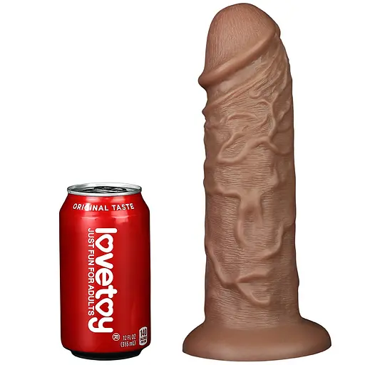 Фаллоимитатор LoveToy Realistic Chubby 26.6 см телесный - фото 9