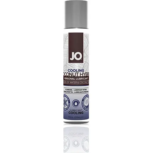 Охлаждающий крем-смазка с кокосовым маслом System JO silicone Free Hybrid Cooling (30 мл)