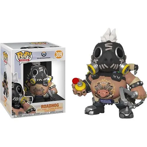 Фігурка Funko Pop Овервотч Турбосвін Overwatch Roadhog 15 см O R 309 - фото 1