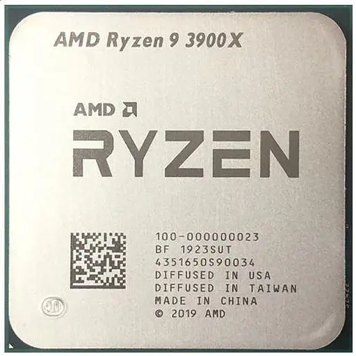 Процесор AMD Ryzen 9 3900X (100-000000023) (Socket AM4, 24T, 4.6 ГГц, Tray) Б/в - фото 1