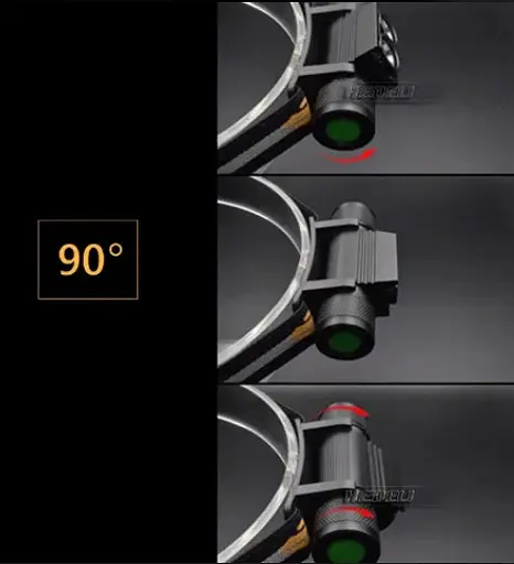 Налобний ліхтар Boruit D 25 XM-L2 1000Lm (Оригінал) Ліхтарик - фото 6