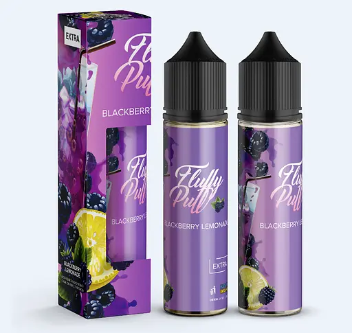 Набор компонентов для самозамеса солевой заправки Fluffy Puff 60 мл Ежевика с лимоном 0-50 мг (17669)