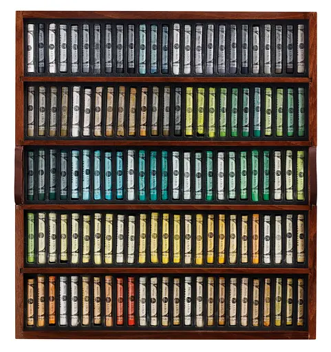 Подарочный набор сухой пастели Sennelier 250 цветов, дерево. - фото 2