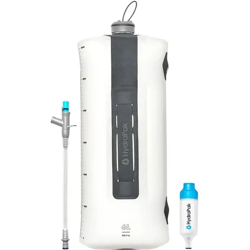 Мягкая фляга с фильтром HydraPak 6.0 L Seeker + Gravity Filter Kit Clear (1053-FK02)