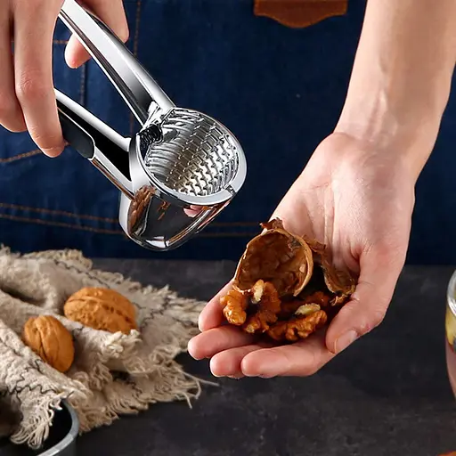 Комплект из 3 металлических прочных орехоколов (конусный, конусный с силиконовой вставкой, щипцевидный), Kitchen Master 84086 - фото 6