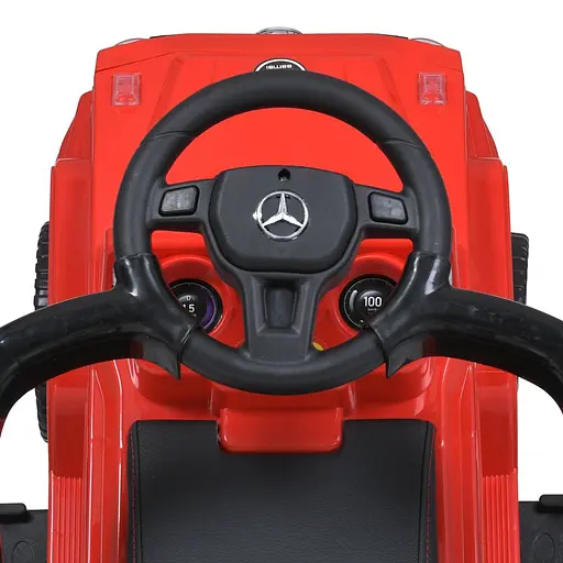 Детская каталка-толокар M 5043L-3 красный, c родительской ручкой - фото 2