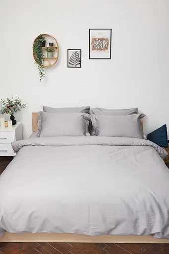 Пододеяльник Moon&Star Satin Premium Smoke Двуспальный 175x210 см - фото 1