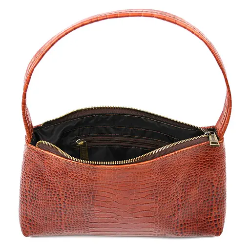 Кожаная женская сумка хобо Tarwa sum0028635 - фото 3