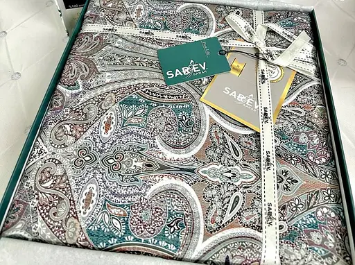 Постельное белье Isfahan Gri Сатин Премиум Sarev pbe0051720 - фото 2