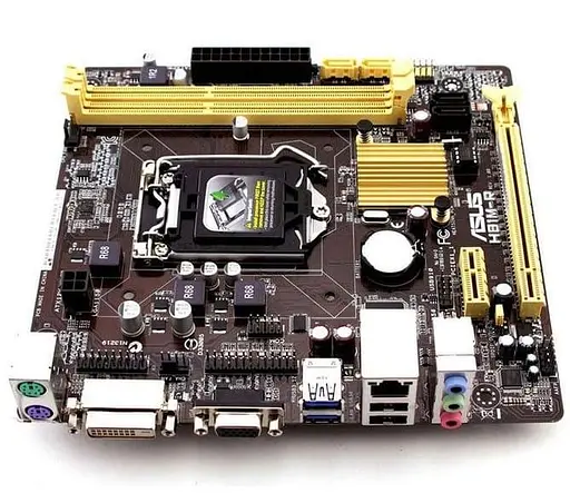 Материнская плата ASUS H81M-R (H81M-R) (Socket 1150, Intel H81, Micro-ATX) Б/у - фото 4