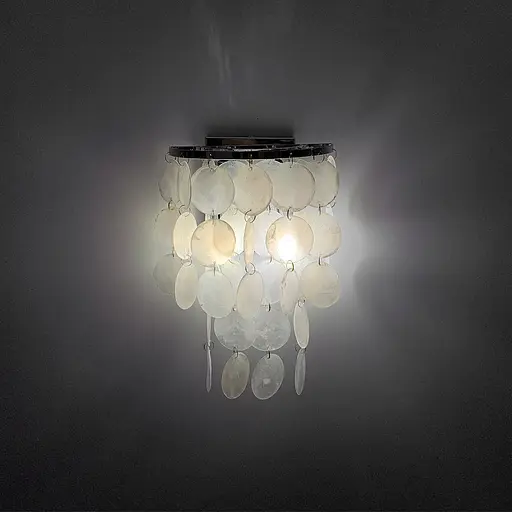 Срібне бра ATHELIA із перламутровими пластинами Line F 1537/2 CH - фото 3