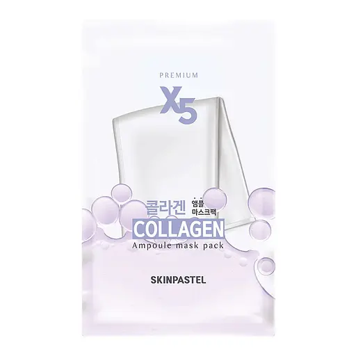 Маска для лица Skinpastel Premium X5 Collagen Ampoule Mask с коллагеном 25 мл - фото 1