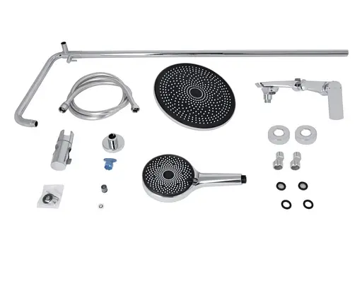 Душевая система универсальная Qtap Slavonice Chrome с изливом QTSLA111CRM45909 - фото 10