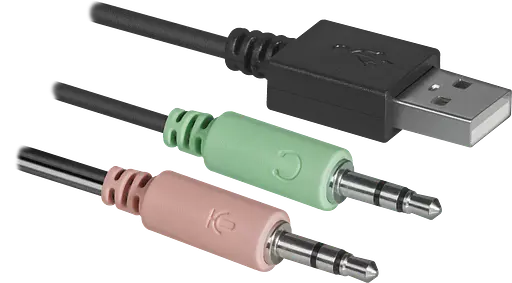 Колонки Defender SPK - 190 Black 8 Вт 3.5 мм 2.0 живлення від USB, регулятор гучності, роз'єм для навушників та мікрофона (65190) - фото 2