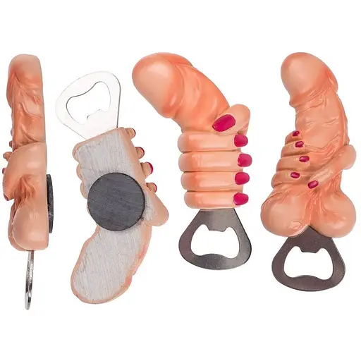 Відкривалка Grajmy razem Metal Bottle Opener Willy + Hand тілесна - фото 4