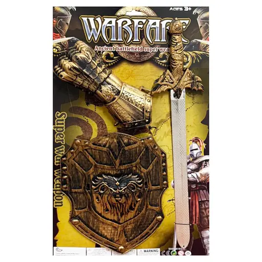 Игровой набор рыцаря 818A-23 щит, доспехи на руку