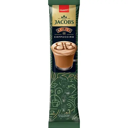 Напиток кофейный Jacobs Baileys Cappuccino, 15 г (931756)