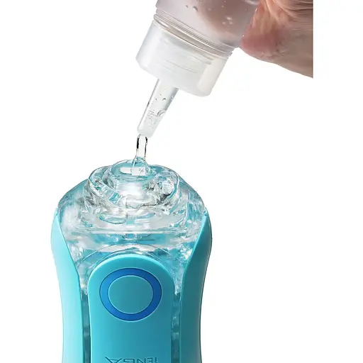 Мастурбатор Tenga Flip Orb - Ocean Blue, з можливістю зміни тиску та стимулювальними кульками всередині - фото 6