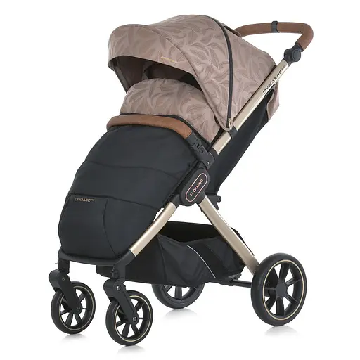Детская прогулочная коляска-книга El Camino ME 1053G-2 Dynamic Pro Special Beige Бежева - фото 4